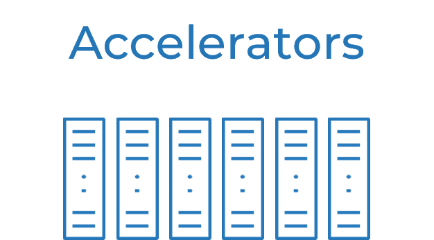 Icon labelled Accelerators.